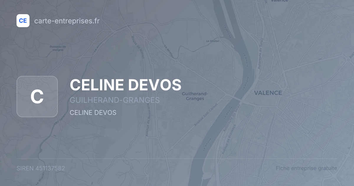 CELINE DEVOS — 451137582 — fiche entreprise