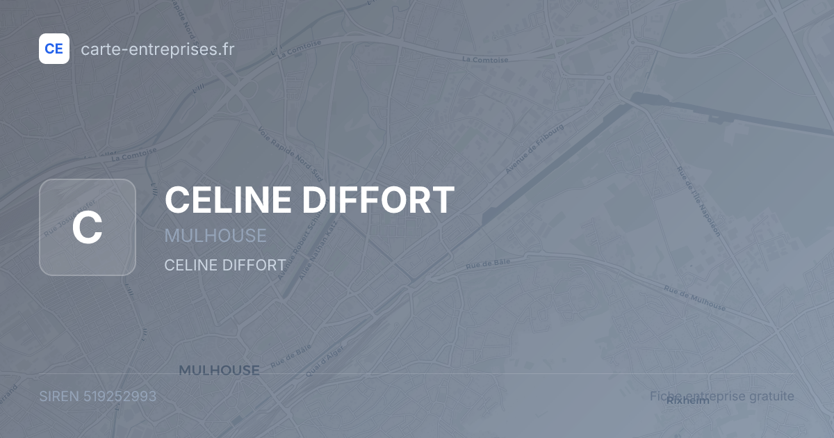 CELINE DIFFORT — 519252993 — fiche entreprise