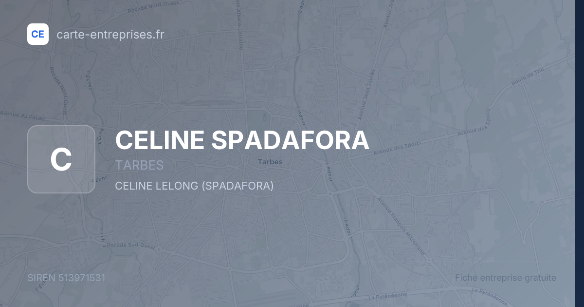 CELINE SPADAFORA — 513971531 — fiche entreprise