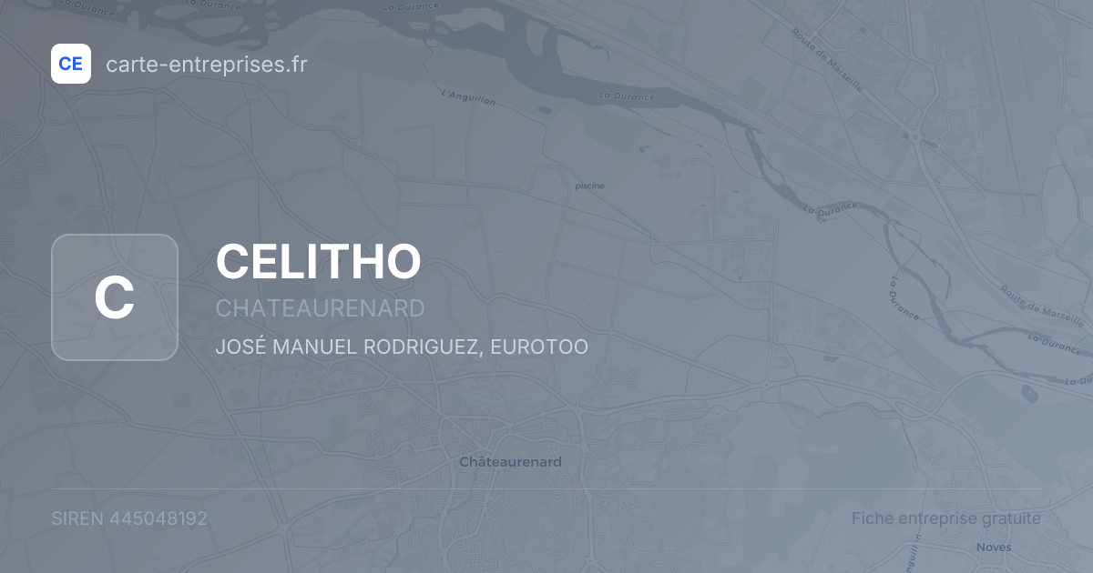 CELITHO — 445048192 — fiche entreprise
