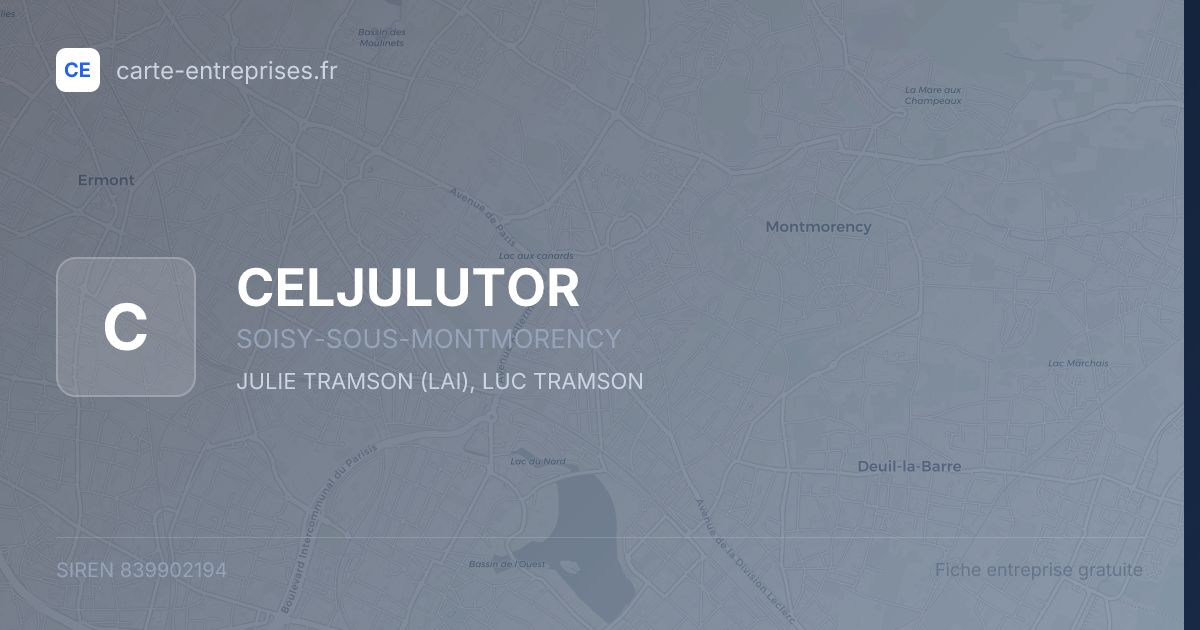 CELJULUTOR — 839902194 — fiche entreprise