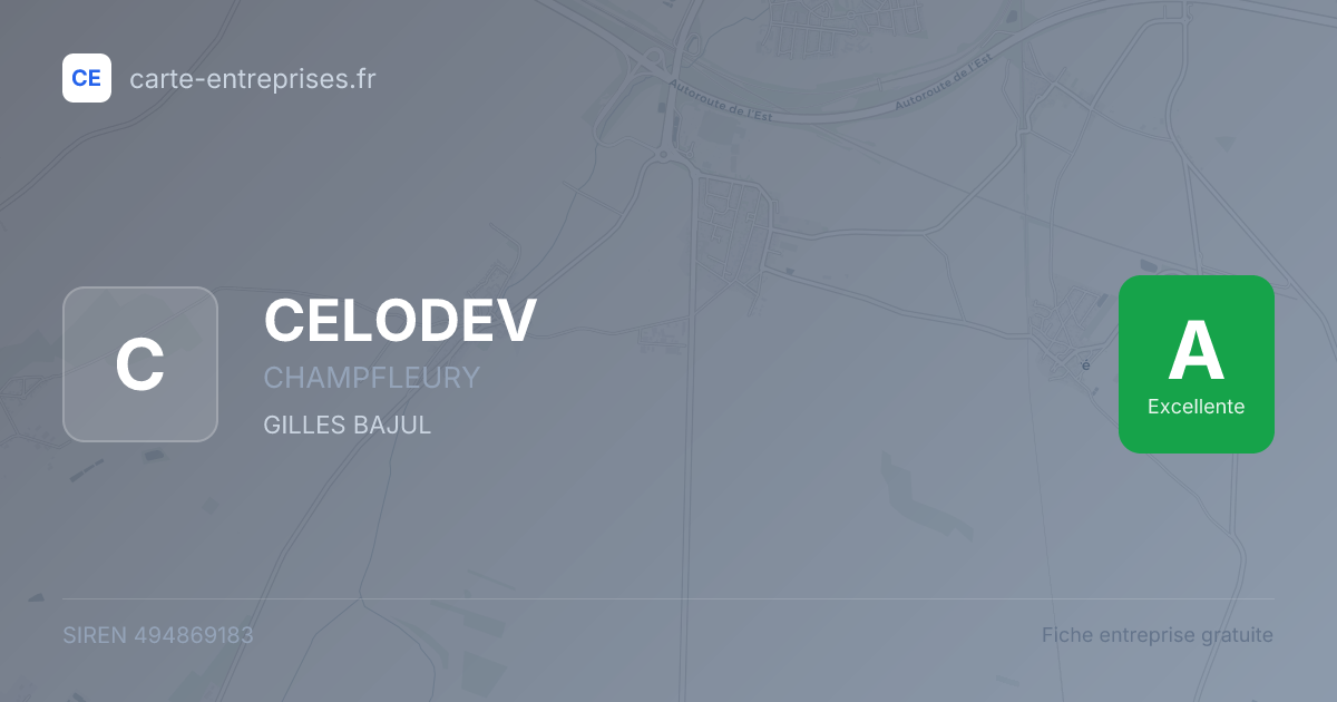 CELODEV — 494869183 — fiche entreprise