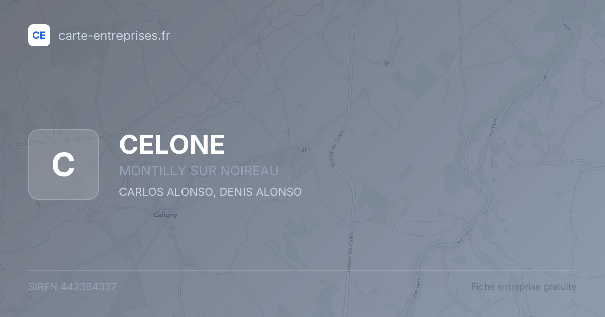 CELONE — 442364337 — fiche entreprise