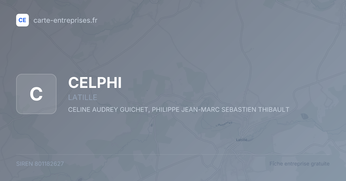 CELPHI — 801182627 — fiche entreprise