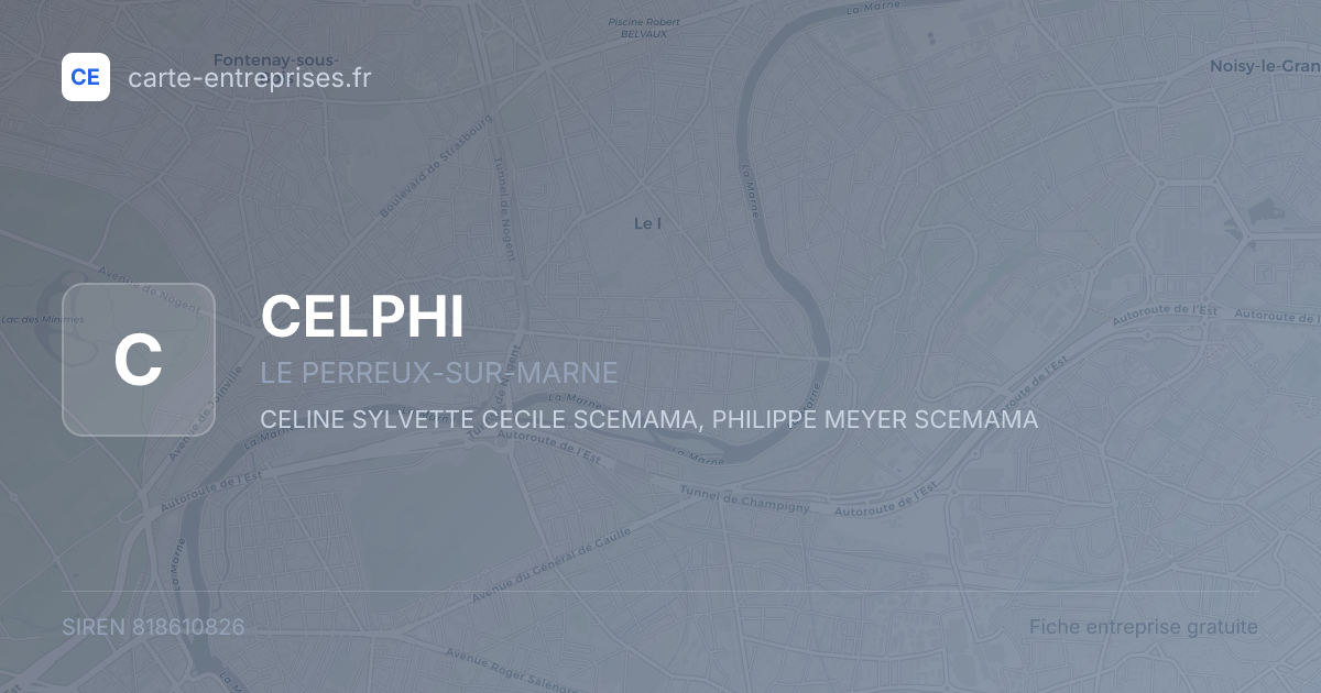 CELPHI — 818610826 — fiche entreprise