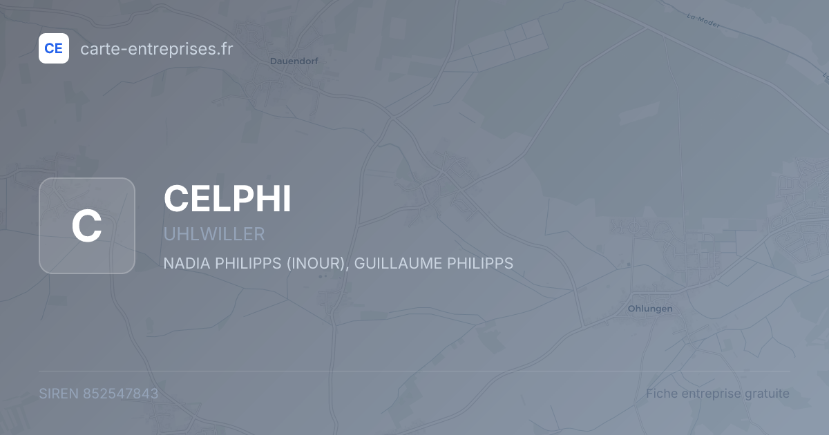 CELPHI — 852547843 — fiche entreprise