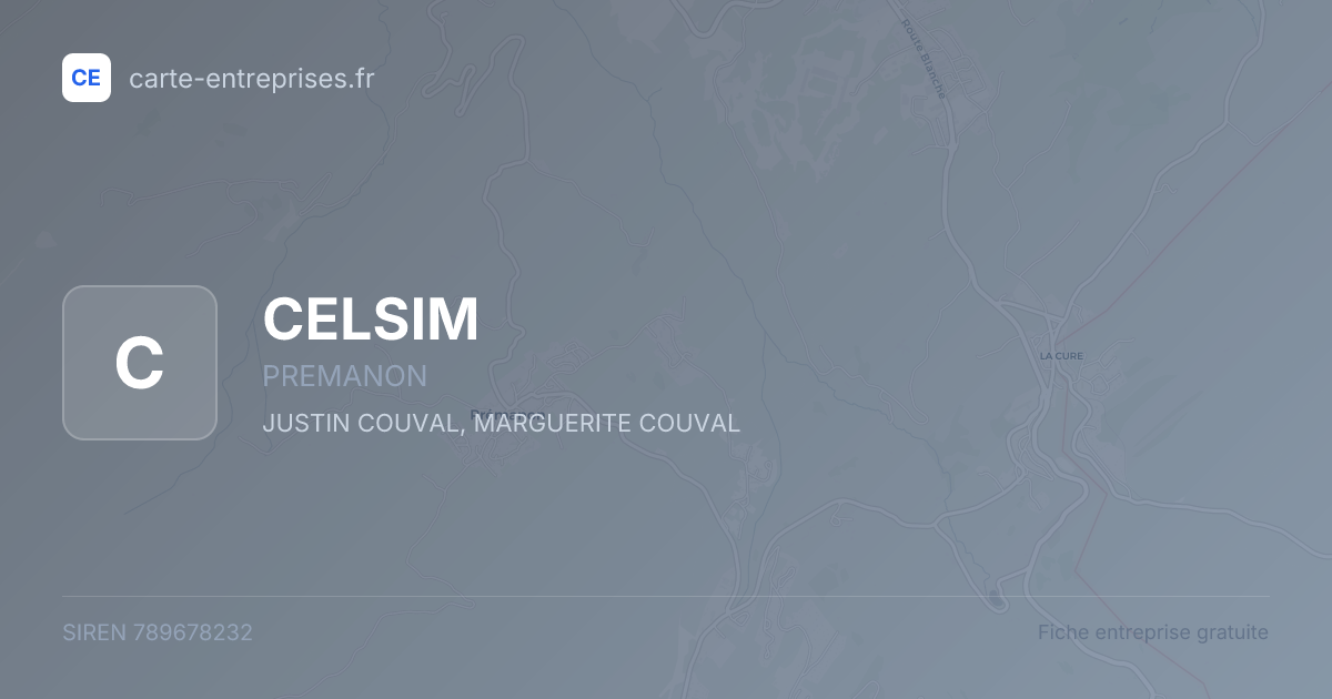 CELSIM — 789678232 — fiche entreprise