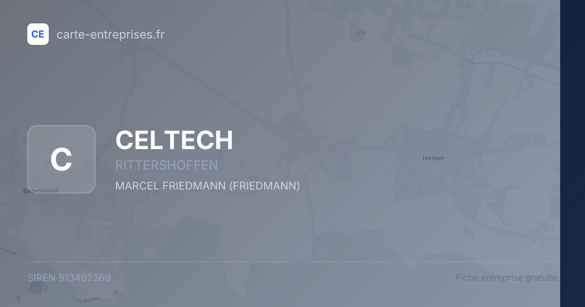 CELTECH — 913492369 — fiche entreprise