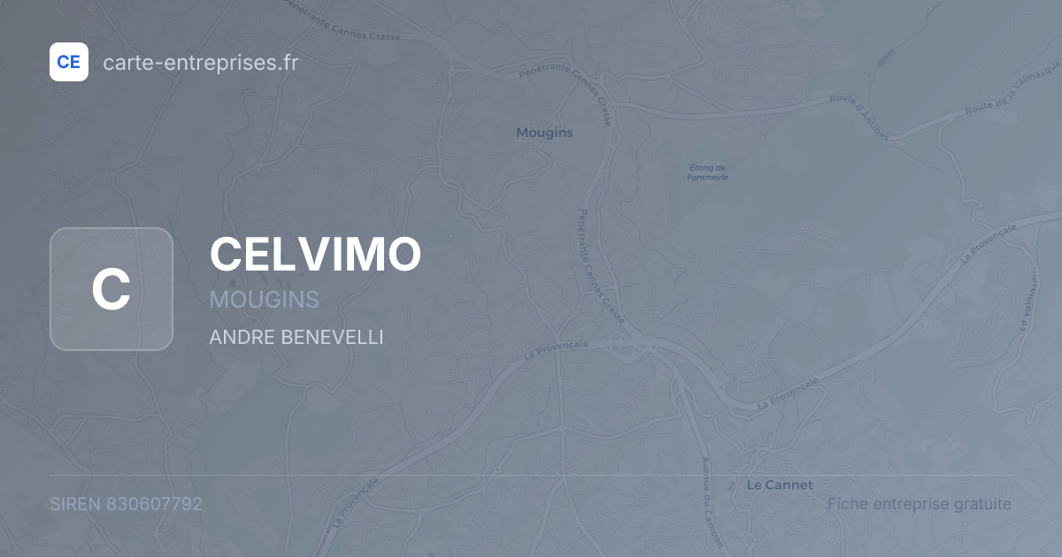 CELVIMO — 830607792 — fiche entreprise