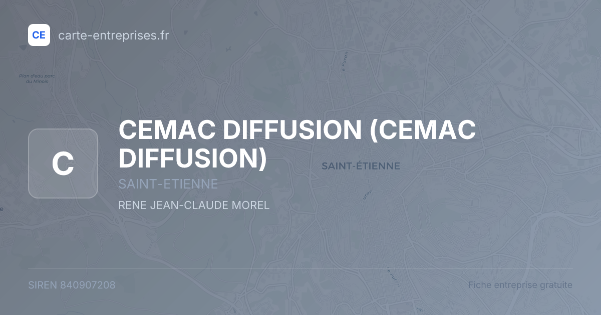 CEMAC DIFFUSION — 840907208 — fiche entreprise