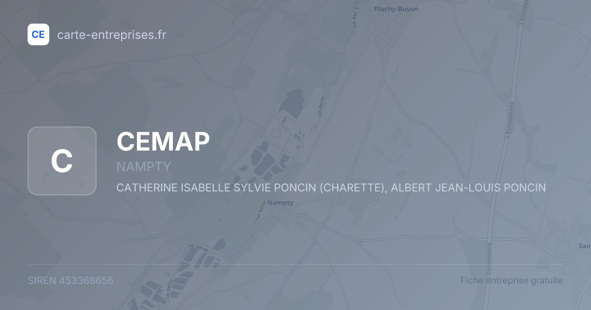 CEMAP — 453368656 — fiche entreprise