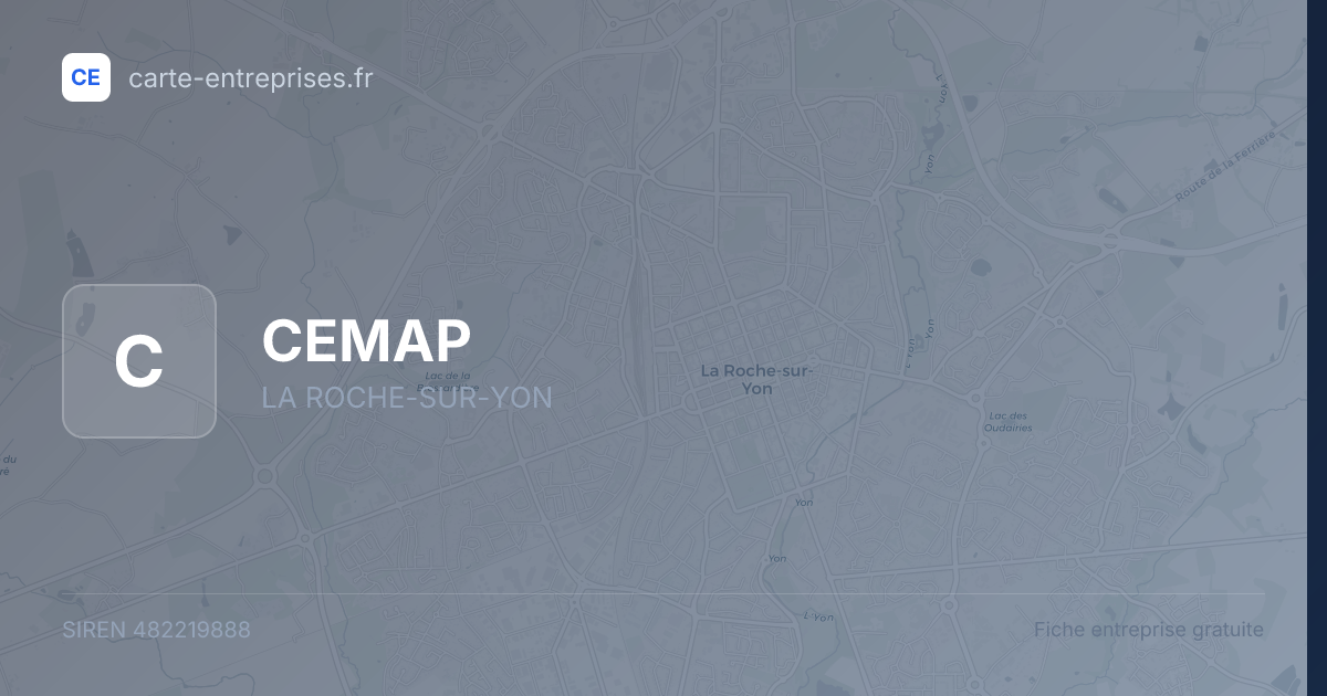 CEMAP — 482219888 — fiche entreprise