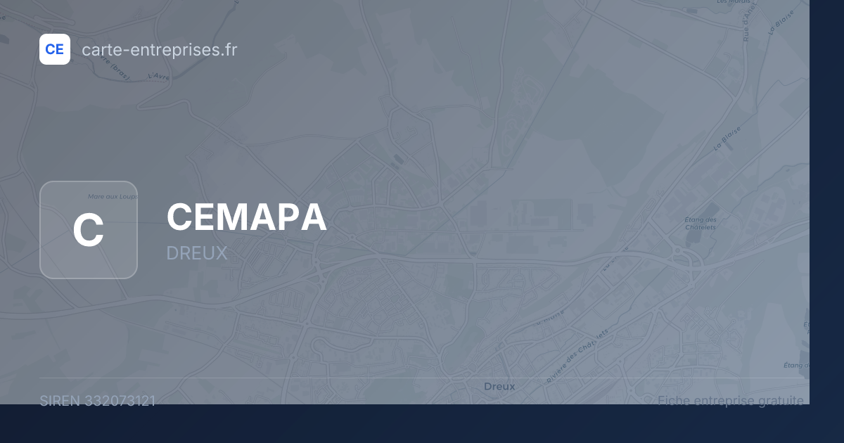 CEMAPA — 332073121 — fiche entreprise