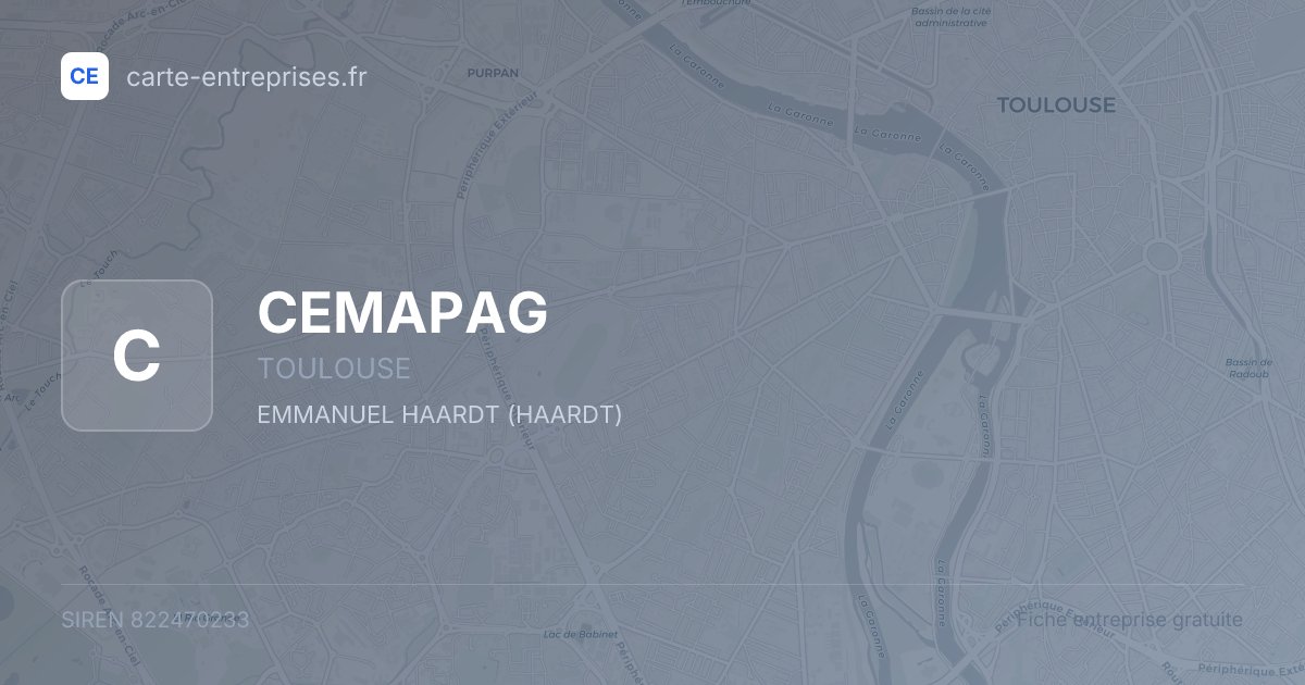 CEMAPAG — 822470233 — fiche entreprise