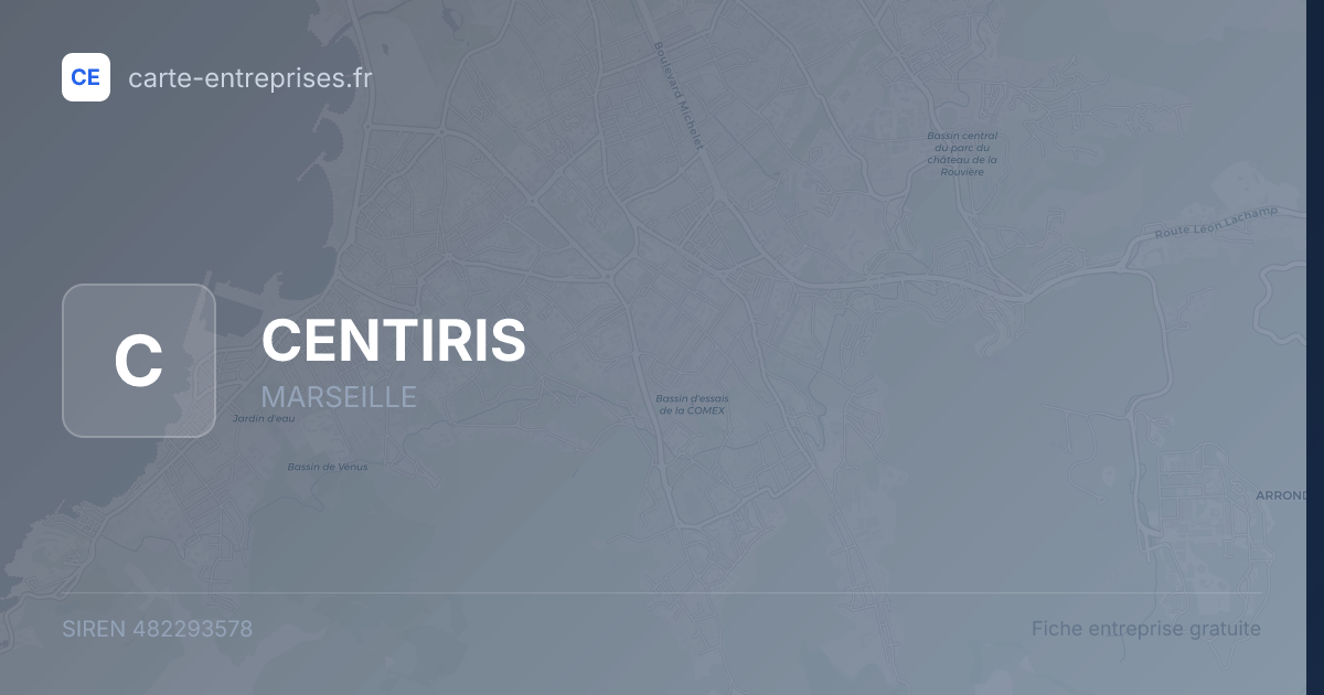 CENTIRIS — 482293578 — fiche entreprise
