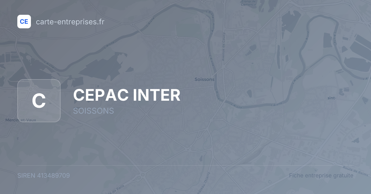 CEPAC INTER — 413489709 — fiche entreprise