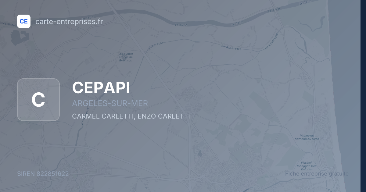 CEPAPI — 822851622 — fiche entreprise