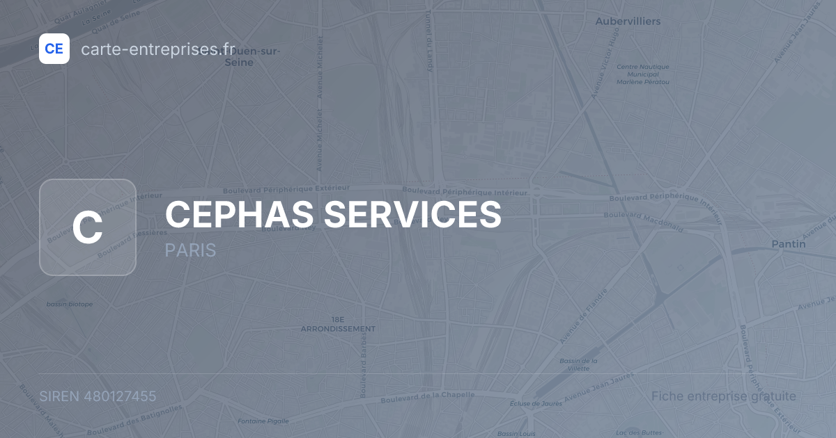 CEPHAS SERVICES — 480127455 — fiche entreprise
