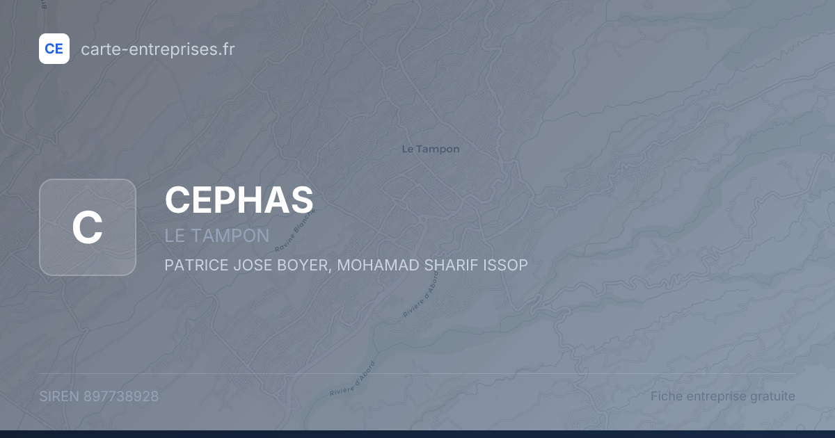 CEPHAS — 897738928 — fiche entreprise