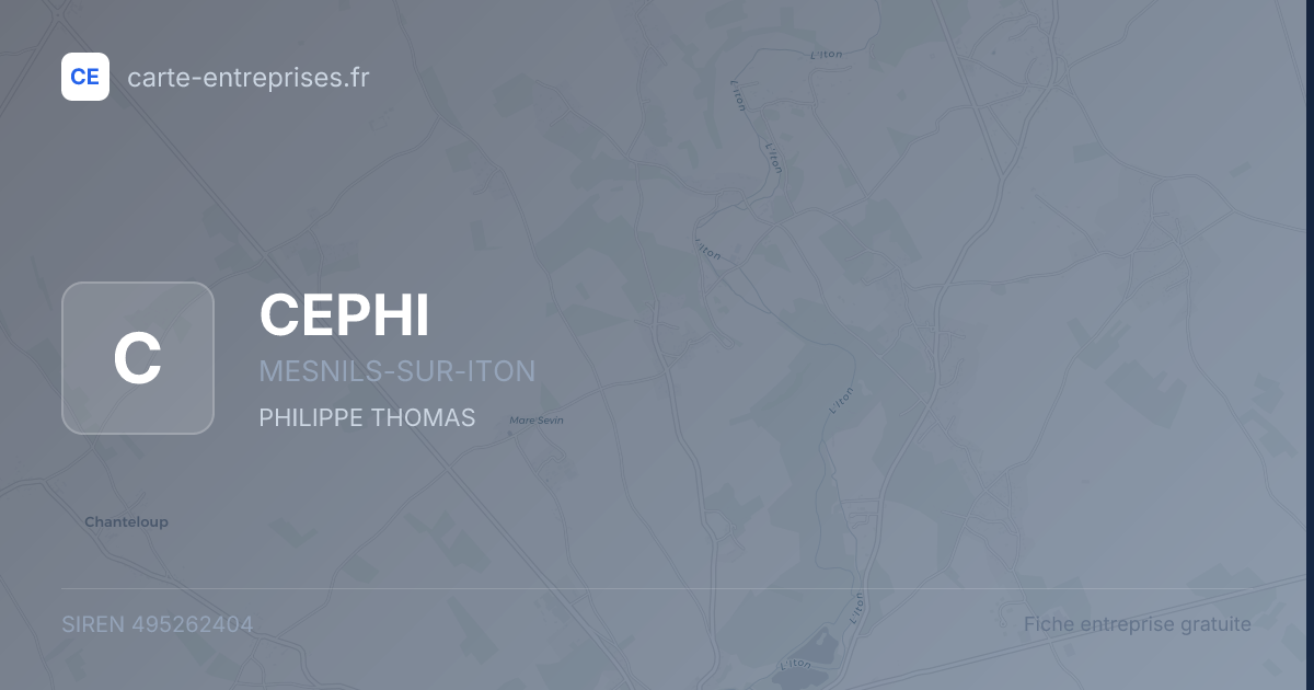 CEPHI — 495262404 — fiche entreprise