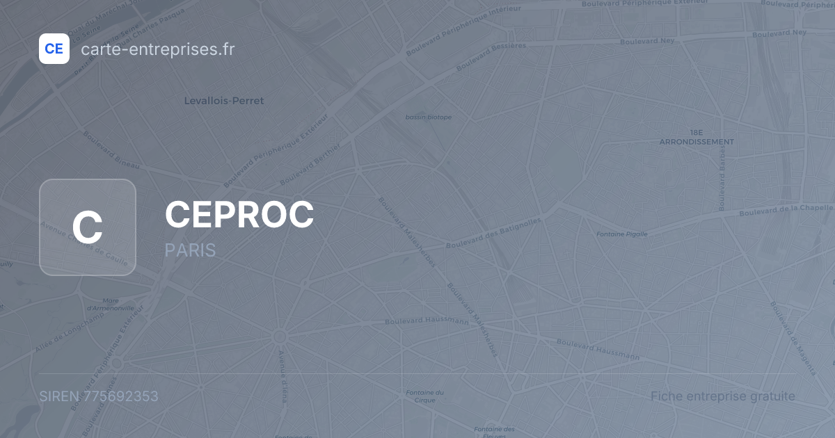 CEPROC — 775692353 — fiche entreprise
