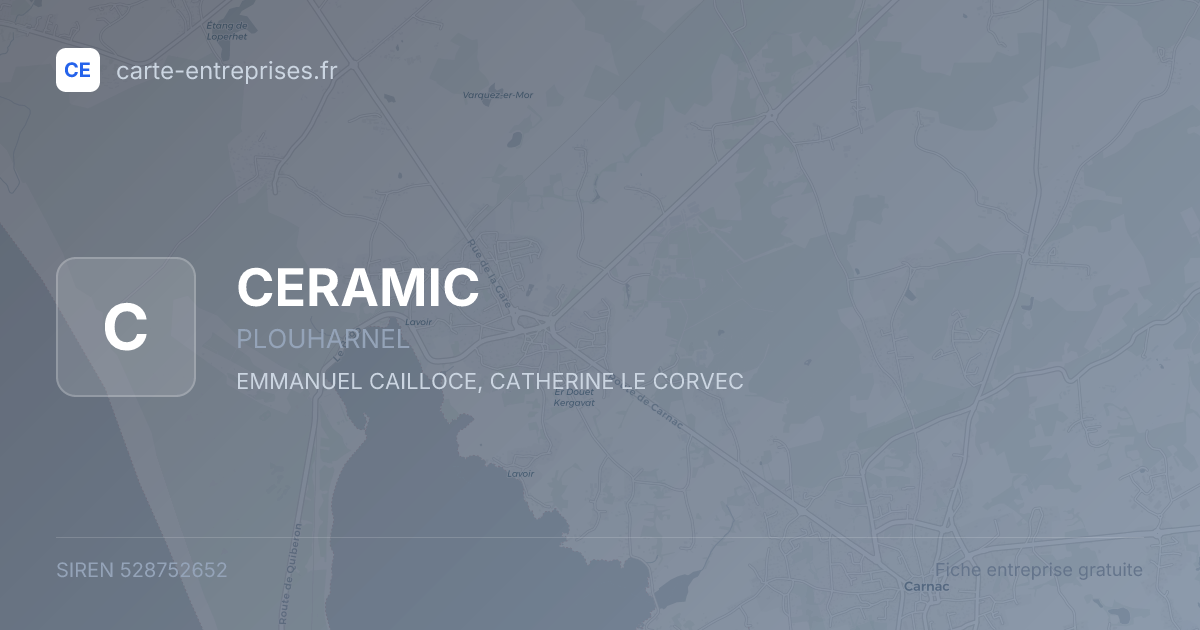 CERAMIC — 528752652 — fiche entreprise