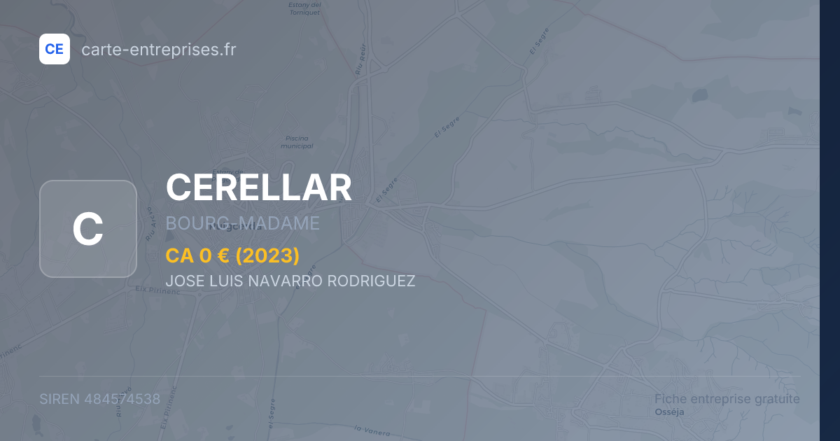 CERELLAR — 484574538 — fiche entreprise