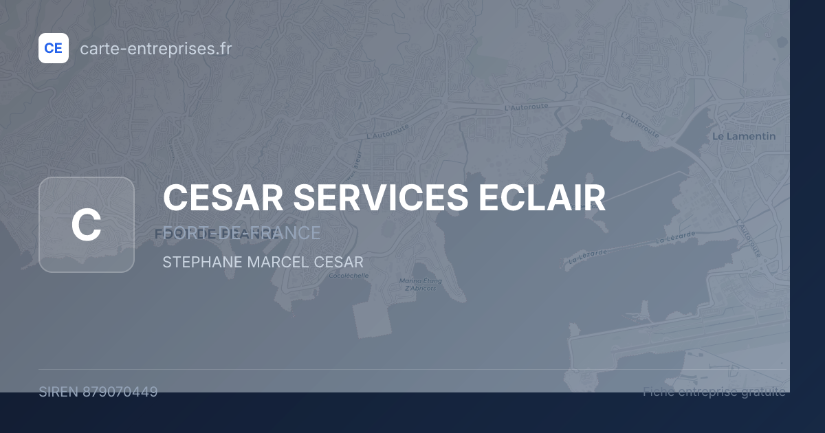 CESAR SERVICES ECLAIR — 879070449 — fiche entreprise