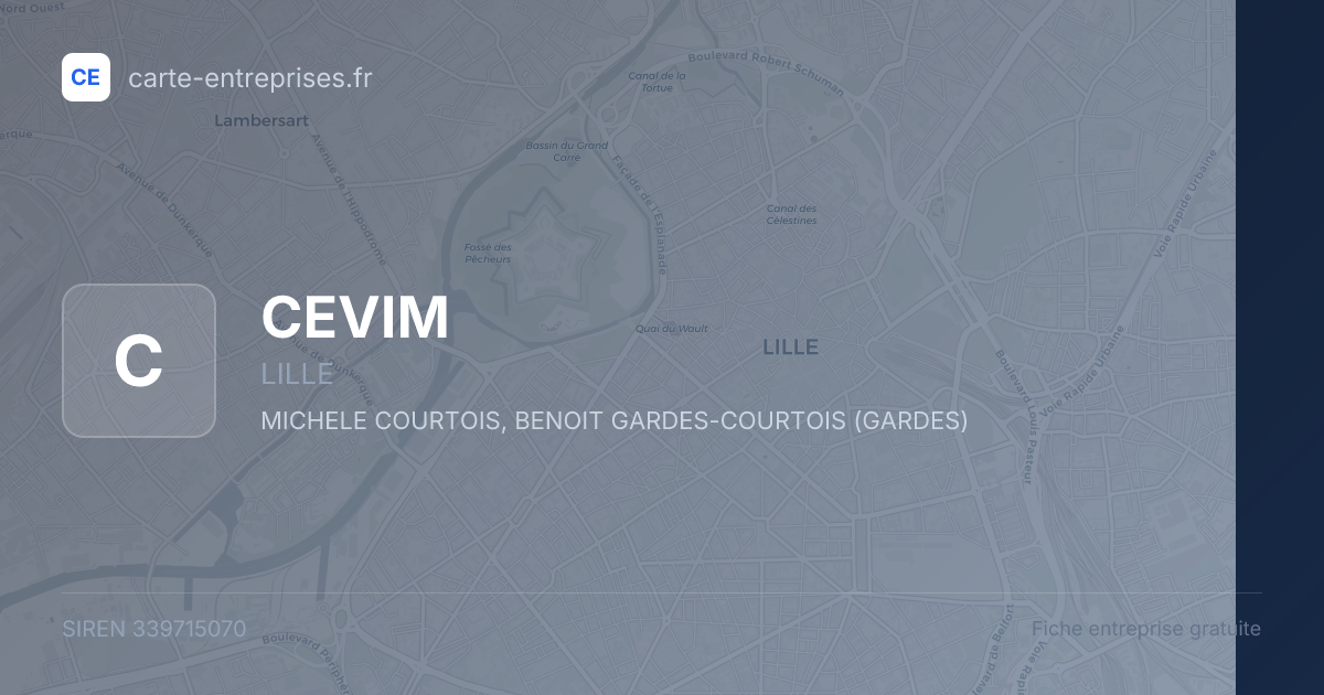 CEVIM — 339715070 — fiche entreprise