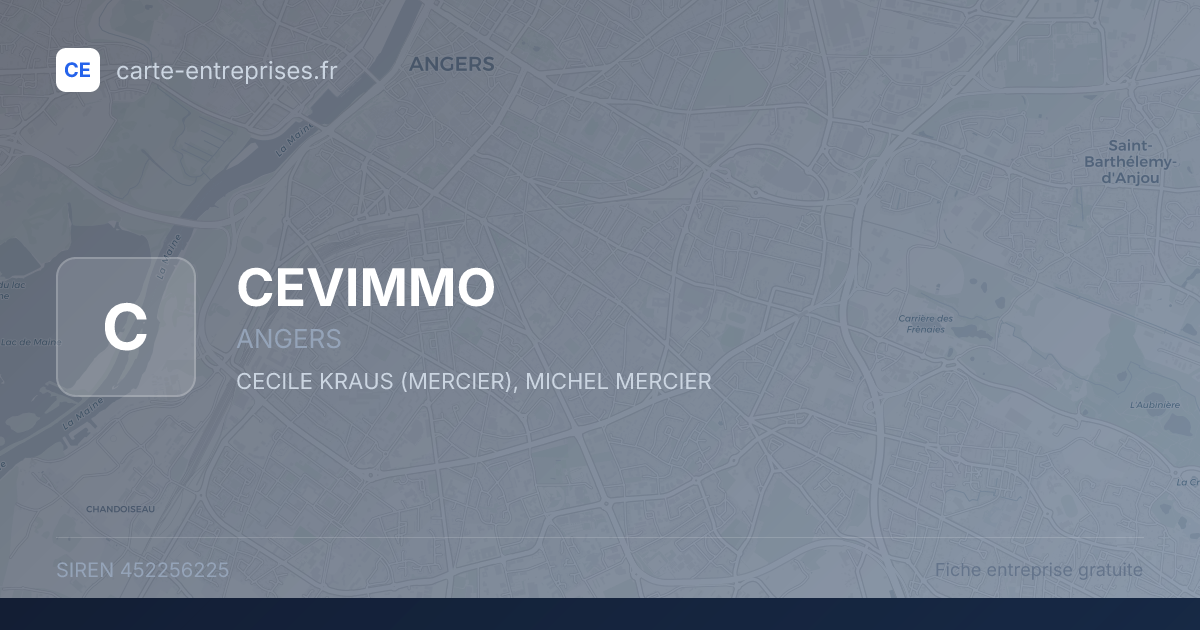 CEVIMMO — 452256225 — fiche entreprise