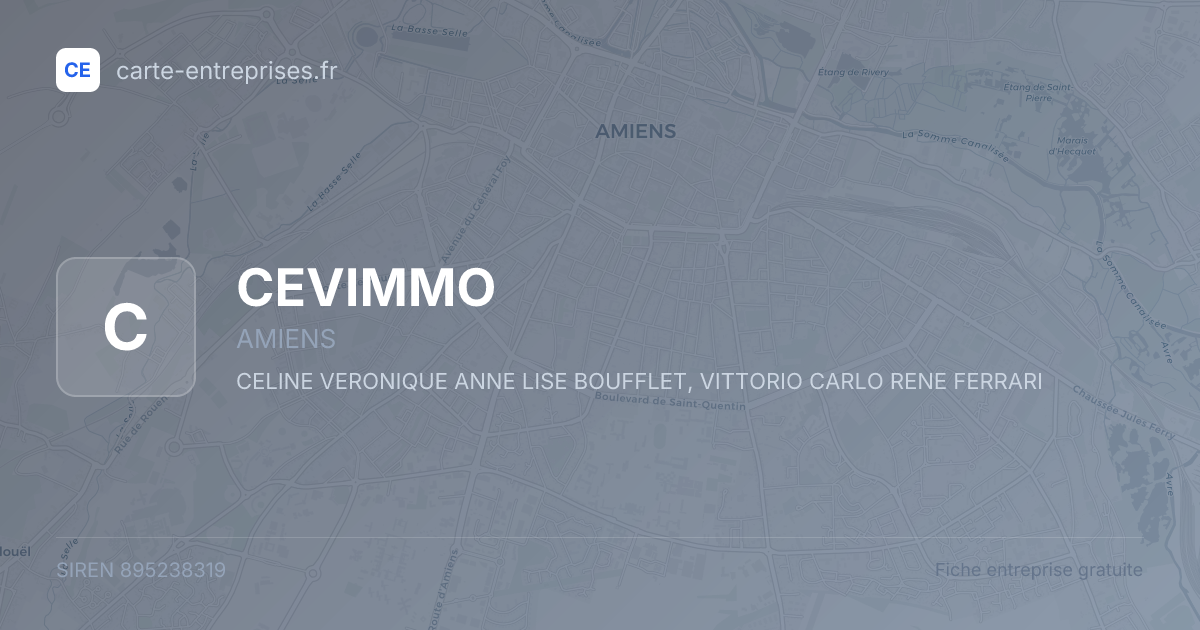 CEVIMMO — 895238319 — fiche entreprise