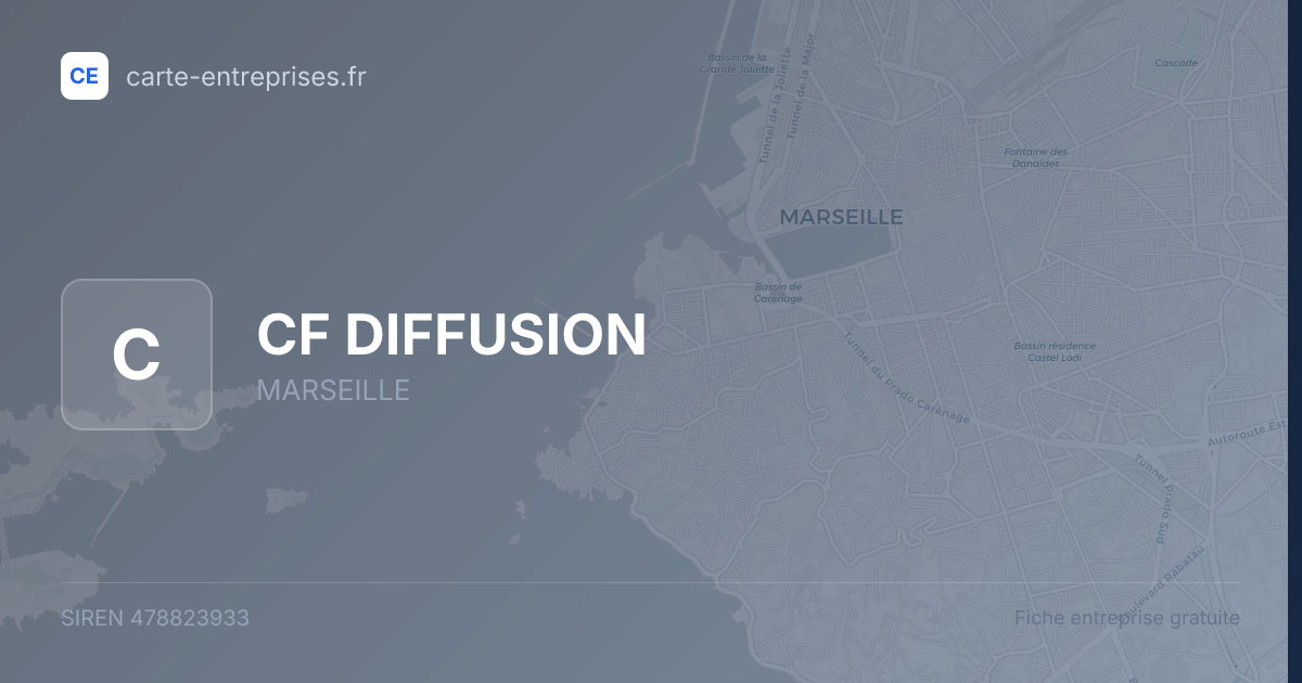 CF DIFFUSION — 478823933 — fiche entreprise