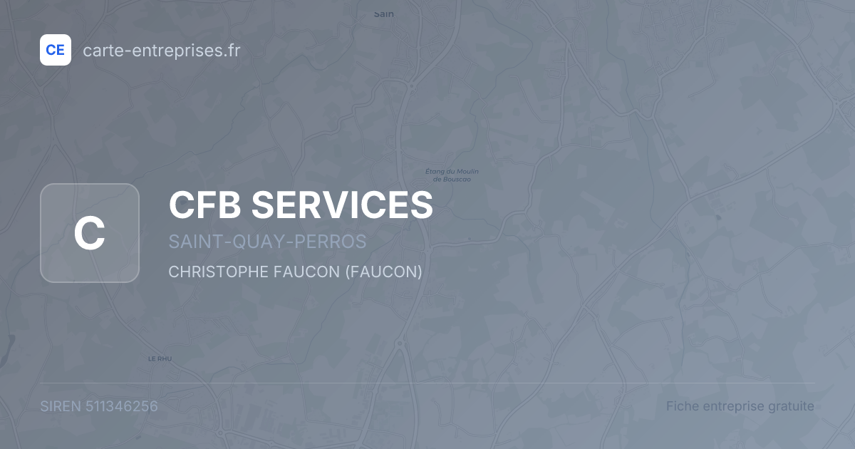 CFB SERVICES — 511346256 — fiche entreprise