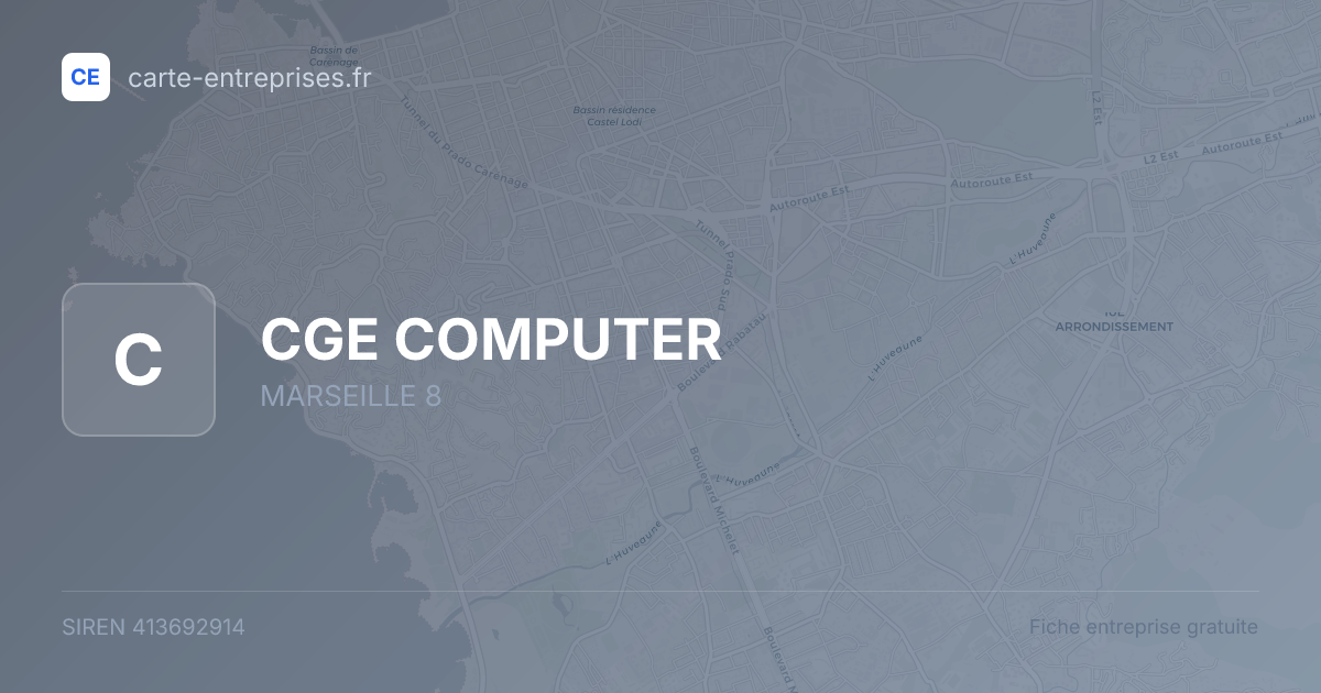 CGE COMPUTER — 413692914 — fiche entreprise