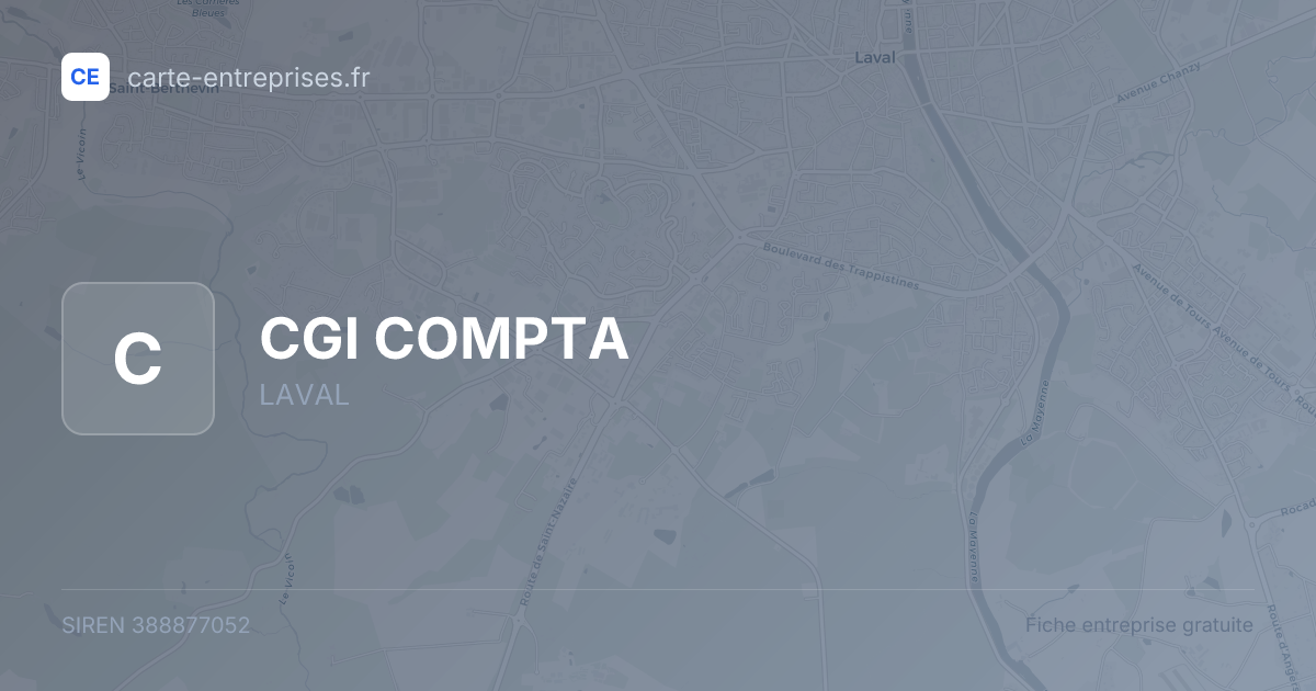 CGI COMPTA — 388877052 — fiche entreprise