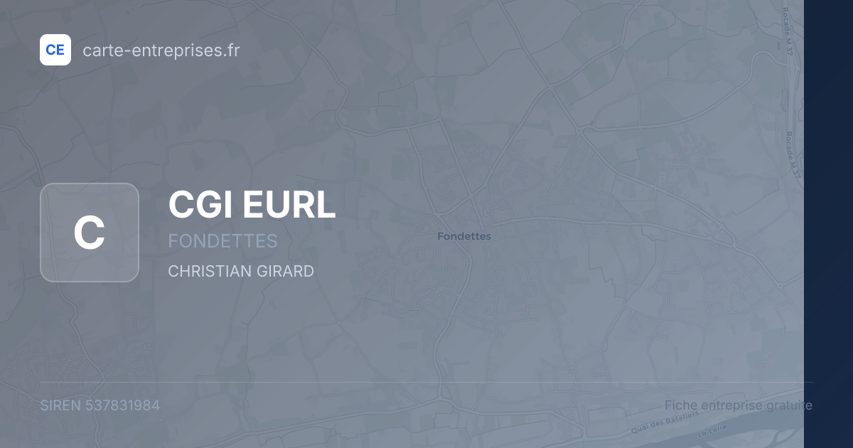 CGI EURL — 537831984 — fiche entreprise