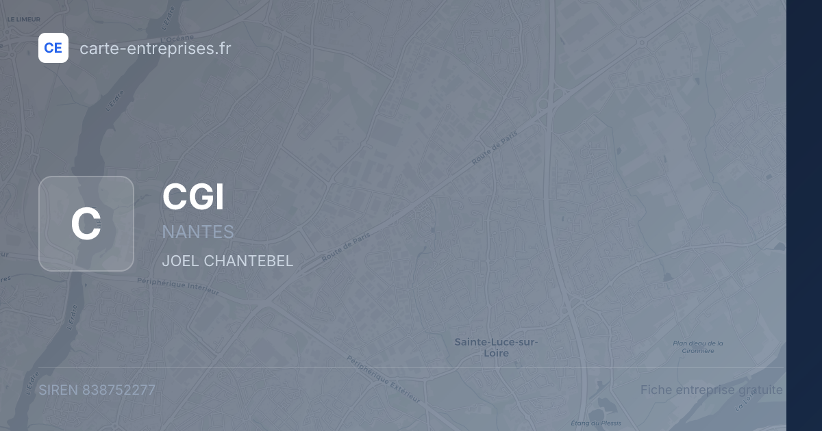 CGI — 838752277 — fiche entreprise