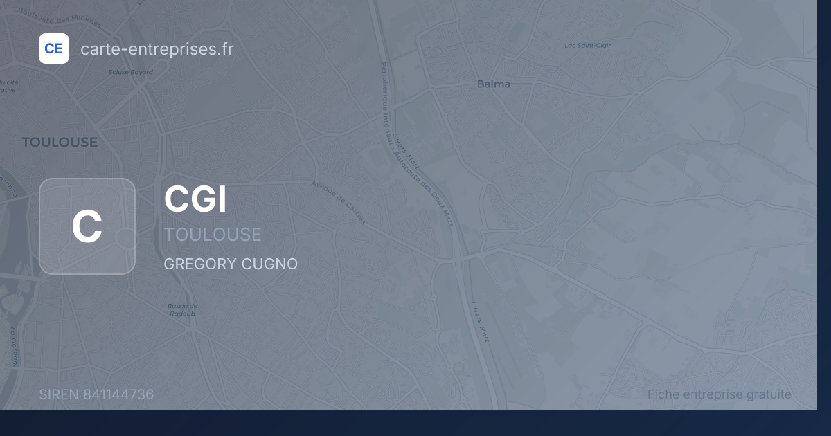 CGI — 841144736 — fiche entreprise