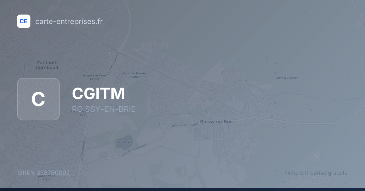 CGITM — 328780002 — fiche entreprise