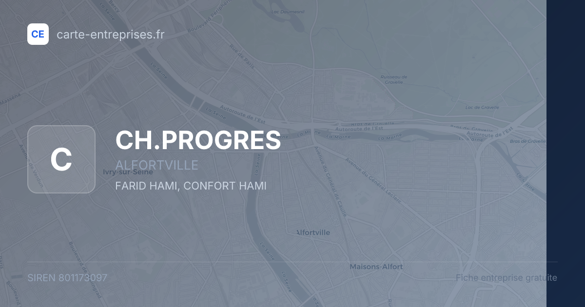 CH.PROGRES — 801173097 — fiche entreprise