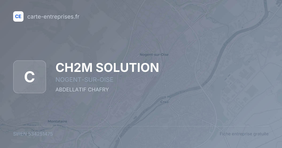 CH2M SOLUTION — 534251475 — fiche entreprise