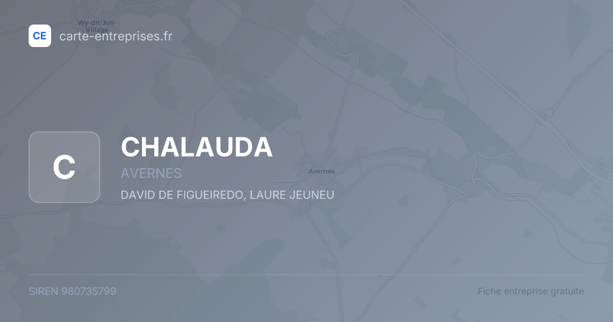 CHALAUDA — 980735799 — fiche entreprise