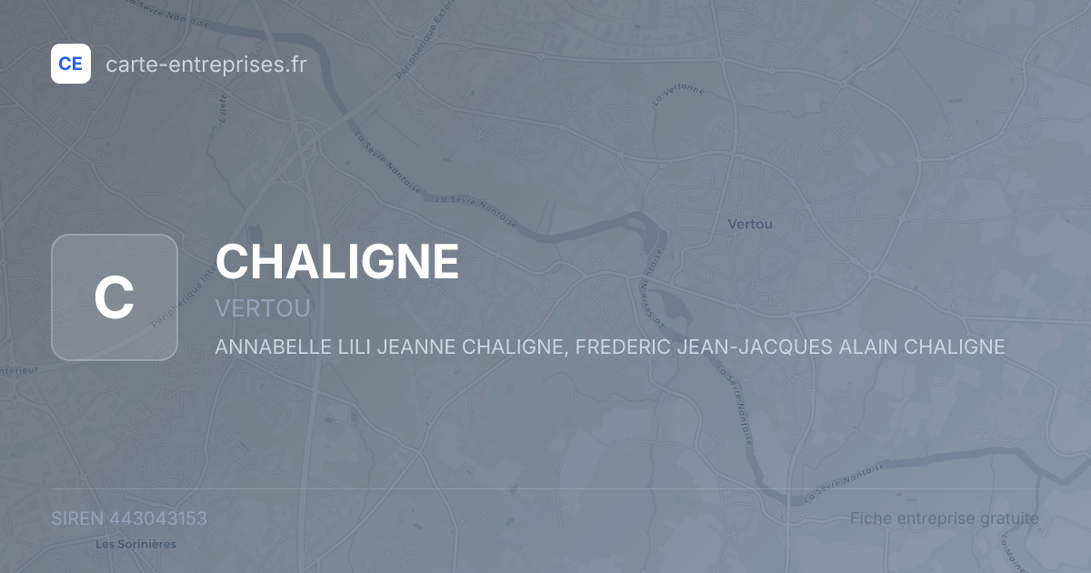 CHALIGNE — 443043153 — fiche entreprise