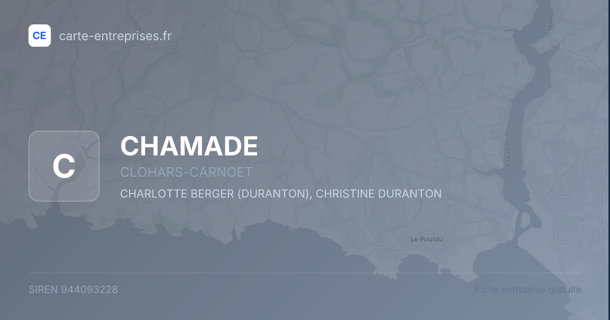 CHAMADE — 944093228 — fiche entreprise