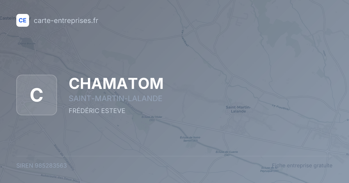 CHAMATOM — 985283563 — fiche entreprise