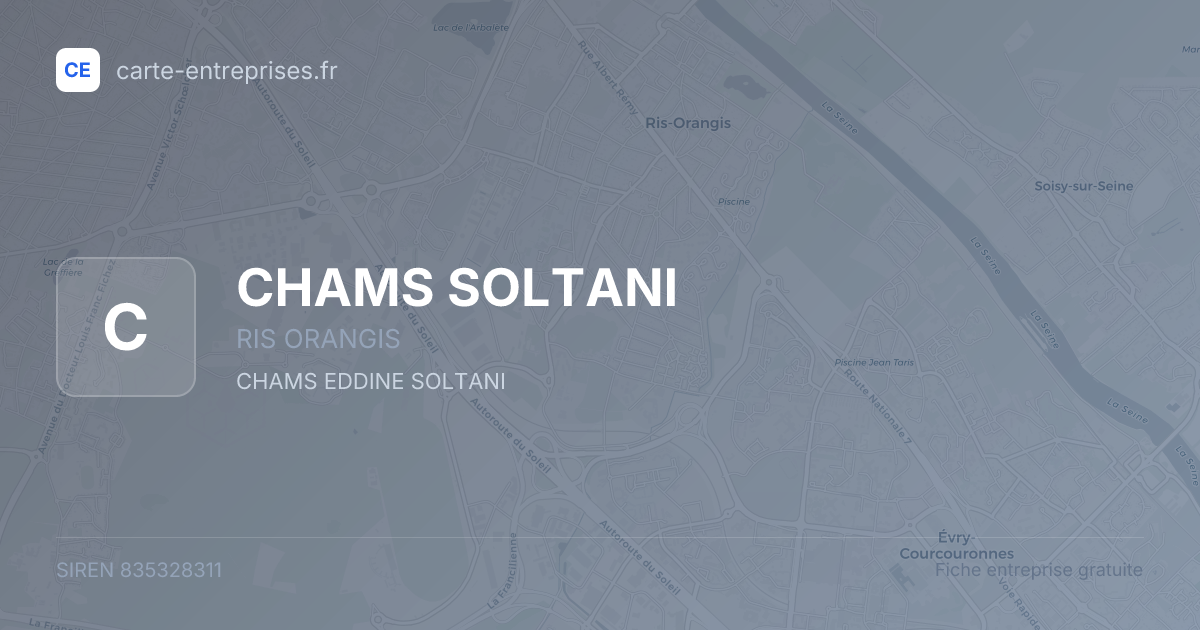 CHAMS SOLTANI — 835328311 — fiche entreprise