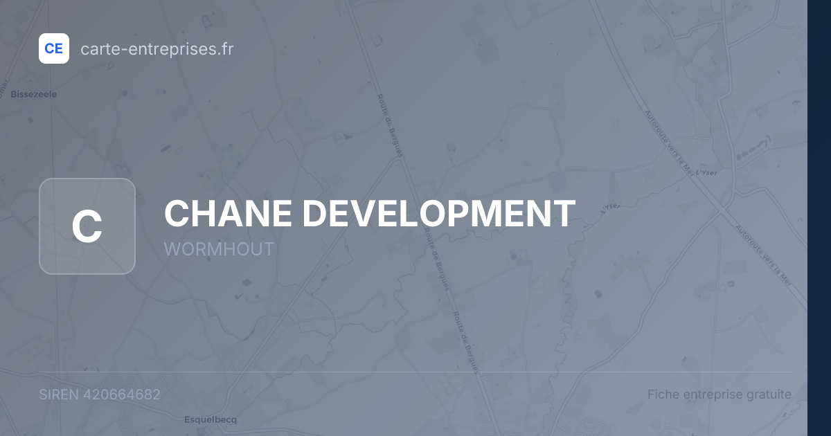 CHANE DEVELOPMENT — 420664682 — fiche entreprise