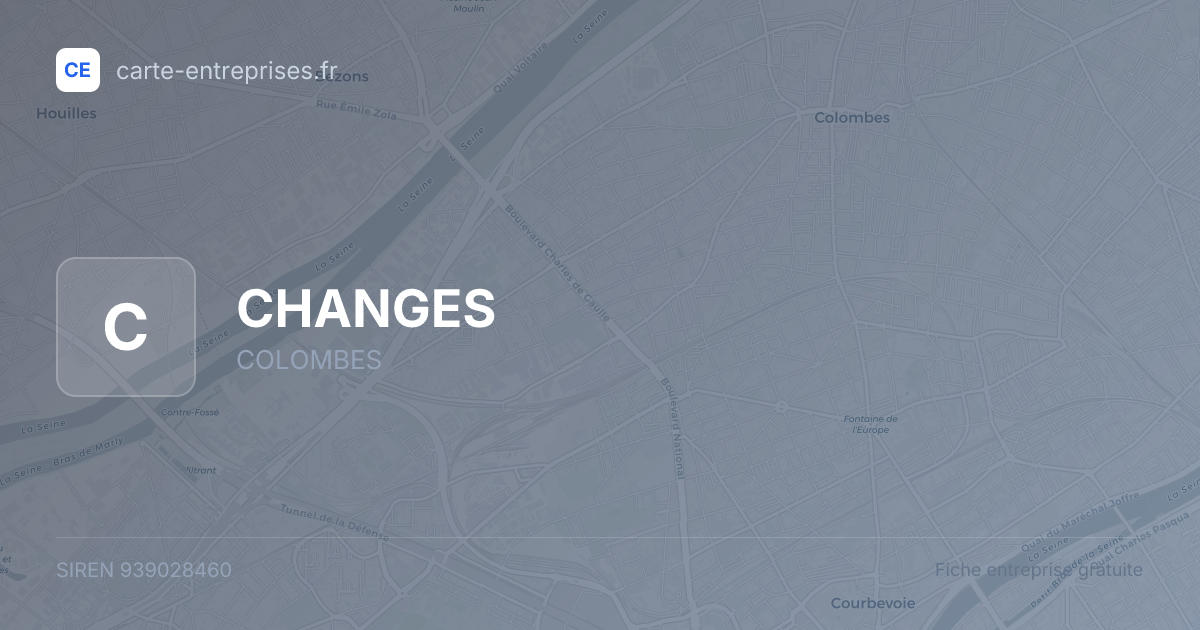 CHANGES — 939028460 — fiche entreprise