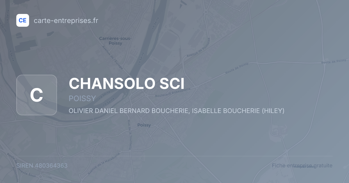 CHANSOLO SCI — 480364363 — fiche entreprise