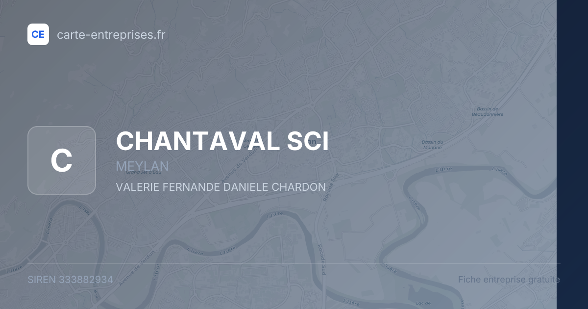 CHANTAVAL SCI — 333882934 — fiche entreprise